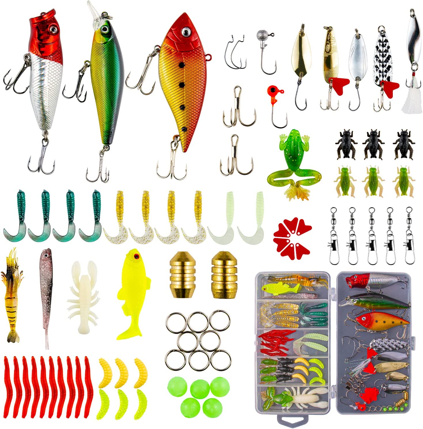 Fishing Lures Fishing Gear Tackle Box Fishing Accessories 78