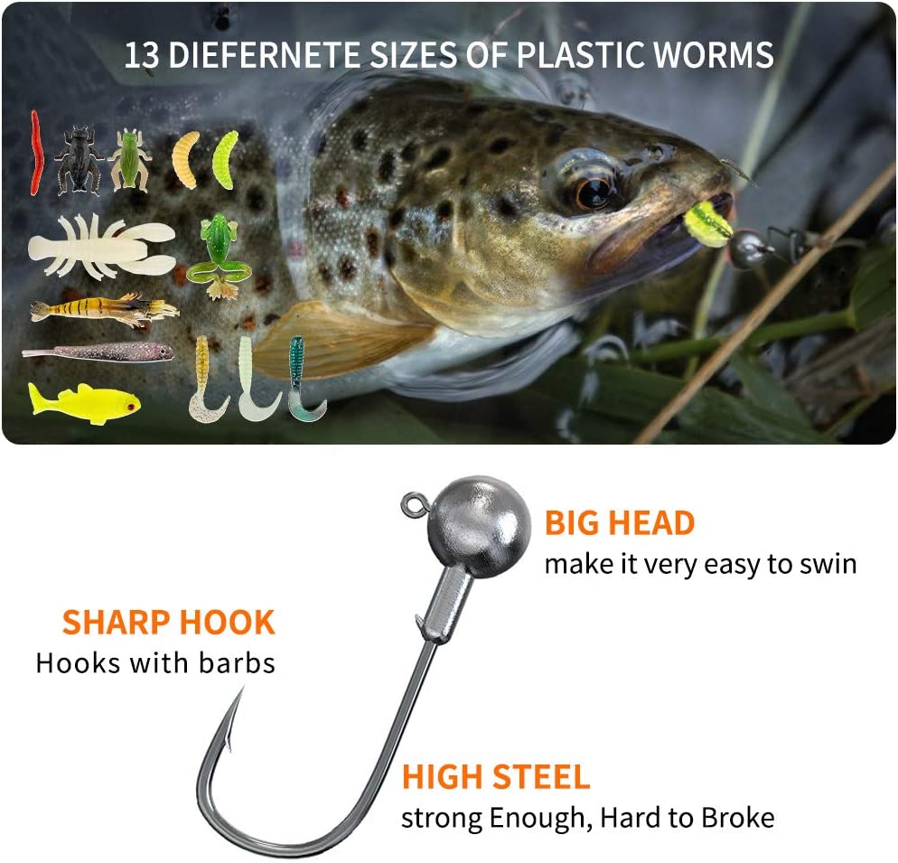 Fishing Lures Kit for Freshwater Bait Tackle Kit